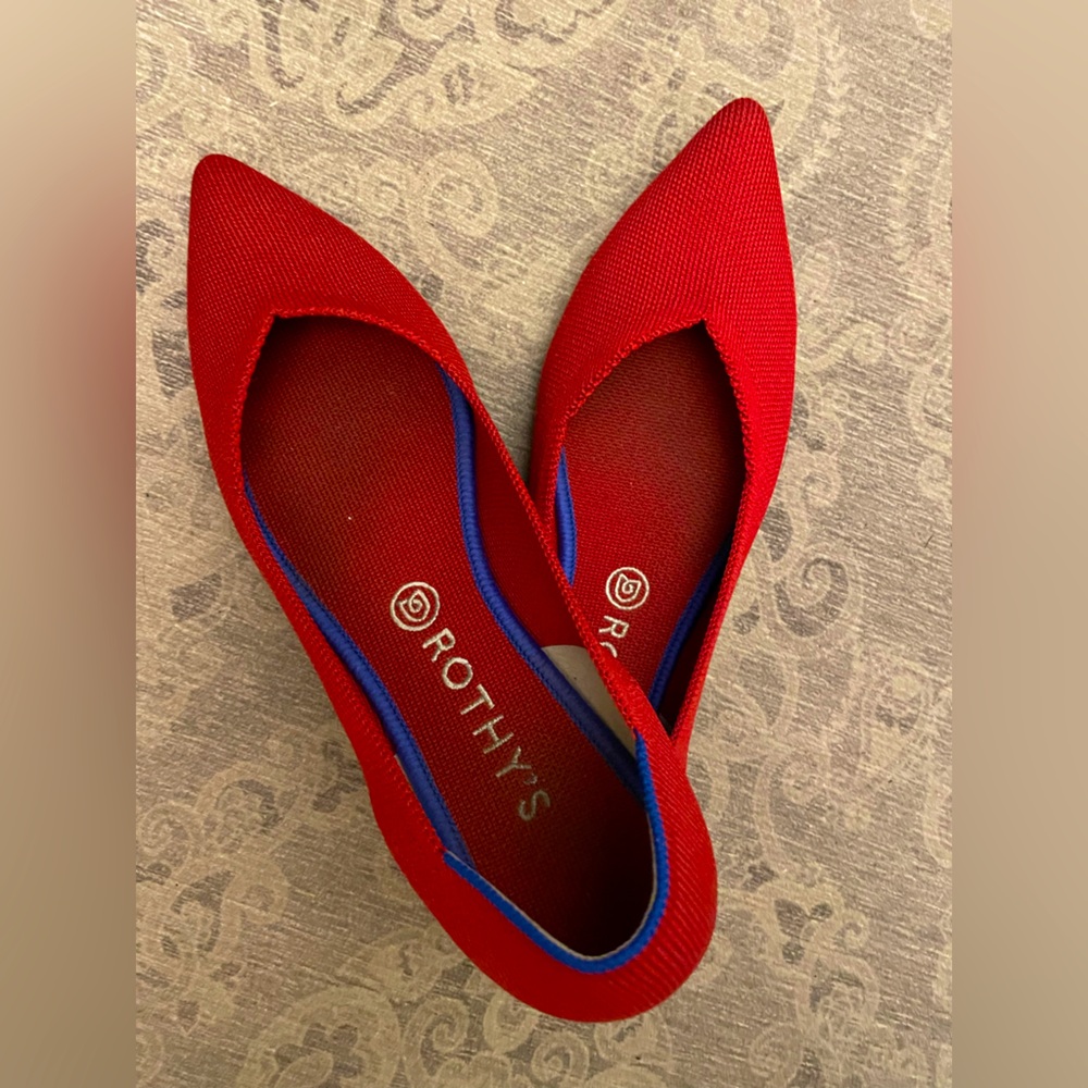 Rothy Red Point size 10.5
